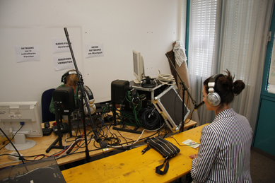 Susi Jirkuff im Studio